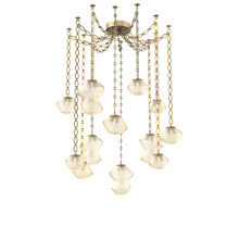 Hammerton SNB0089-12-GB-A-CH2-L1 - Mesa Multi Light Pendant Gilded Brass
