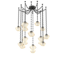 Hammerton SNB0089-12-MB-A-CH1-L1 - Mesa Multi Light Pendant Matte Black