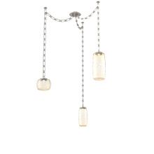Hammerton SNB0091-03-BS-A-CH3-L1 - Vessel Multi Light Pendant Beige Silver