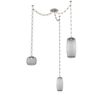 Hammerton SNB0091-03-BS-S-CH1-L1 - Vessel Multi Light Pendant Beige Silver