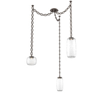 Hammerton SNB0091-03-FB-C-CH2-L1 - Vessel Multi Light Pendant Flat Bronze