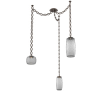 Hammerton SNB0091-03-FB-S-CH2-L3 - Vessel Multi Light Pendant Flat Bronze