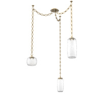 Hammerton SNB0091-03-GB-C-CH1-L1 - Vessel Multi Light Pendant Gilded Brass