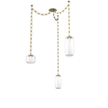 Hammerton SNB0091-03-GB-C-CH3-L1 - Vessel Multi Light Pendant Gilded Brass