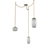 Hammerton SNB0091-03-GB-S-CH1-L1 - Vessel Multi Light Pendant Gilded Brass