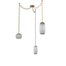Hammerton SNB0091-03-GB-S-CH2-L1 - Vessel Multi Light Pendant Gilded Brass