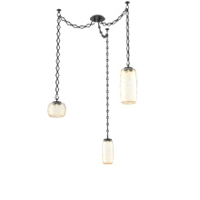 Hammerton SNB0091-03-MB-A-CH1-L1 - Vessel Multi Light Pendant Matte Black