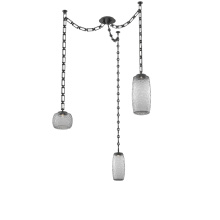 Hammerton SNB0091-03-MB-S-CH3-L3 - Vessel Multi Light Pendant Matte Black