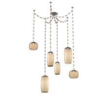 Hammerton SNB0091-06-BS-B-CH3-L3 - Vessel Multi Light Pendant Beige Silver