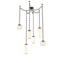 Hammerton SNB0091-06-FB-A-CH1-L3 - Vessel Multi Light Pendant Flat Bronze