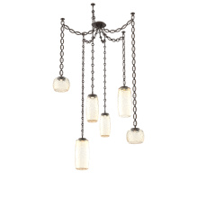 Hammerton SNB0091-06-FB-A-CH2-L3 - Vessel Multi Light Pendant Flat Bronze
