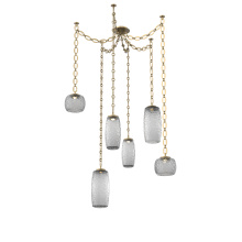 Hammerton SNB0091-06-GB-S-CH2-L1 - Vessel Multi Light Pendant Gilded Brass