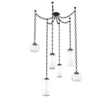 Hammerton SNB0091-06-MB-C-CH1-L1 - Vessel Multi Light Pendant Matte Black