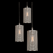 Hammerton CHB0019-09-GP-0G-C01-L1 - Uptown Mesh Square 9pc Multi-Pendant