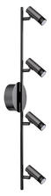 Eglo 201222A - 4 LT Integrated LED Track Light w/ a Black Chrome Finish