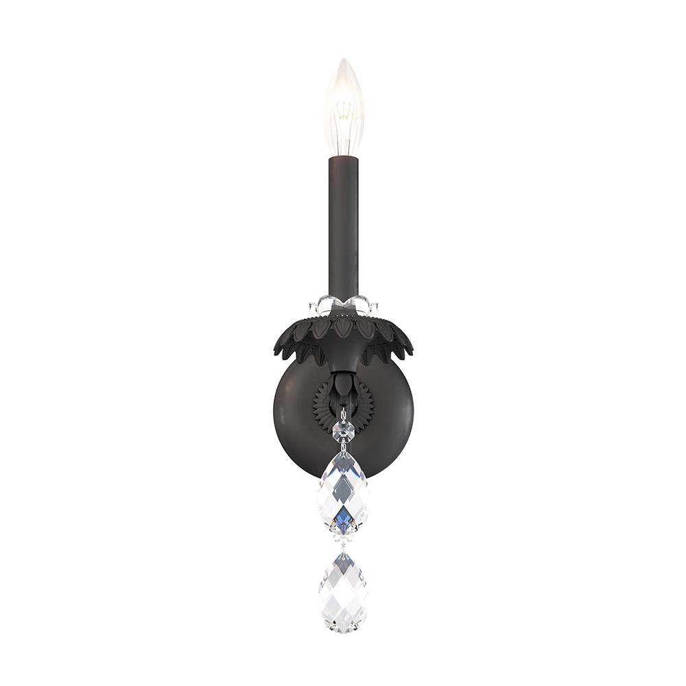 Helenia 1 Light 120V Wall Sconce in Heirloom Silver with Heritage Handcut Crystal