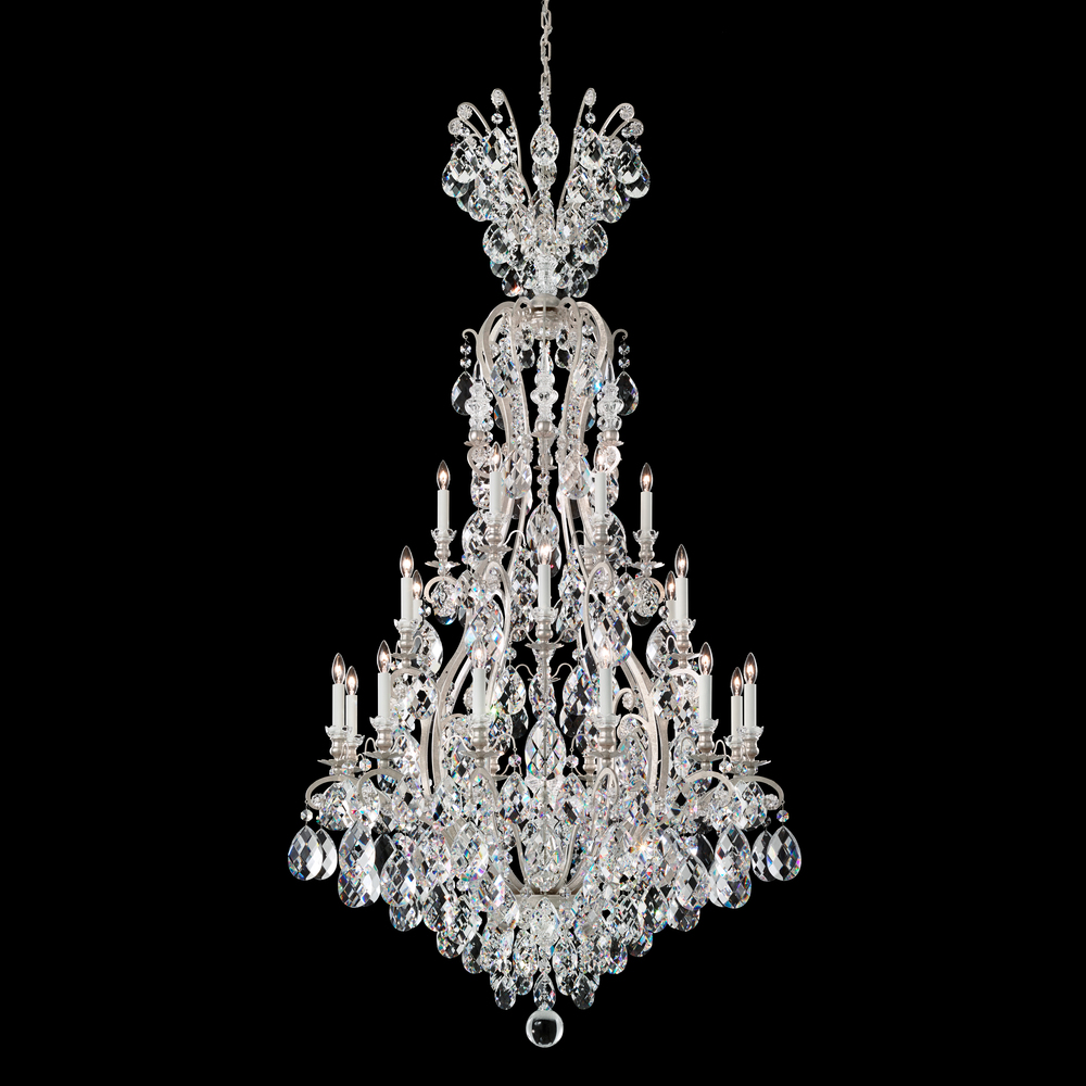 Renaissance 25 Light 120V Chandelier in Heirloom Bronze with Heritage Handcut Crystal