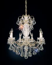 Schonbek 1870 3656-40R - New Orleans 7 Light 120V Chandelier in Polished Silver with Radiance Crystal