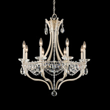 Schonbek 1870 S77508-26H - Adley 8 Light 120V Chandelier in French Gold with Clear Heritage Handcut® Crystal