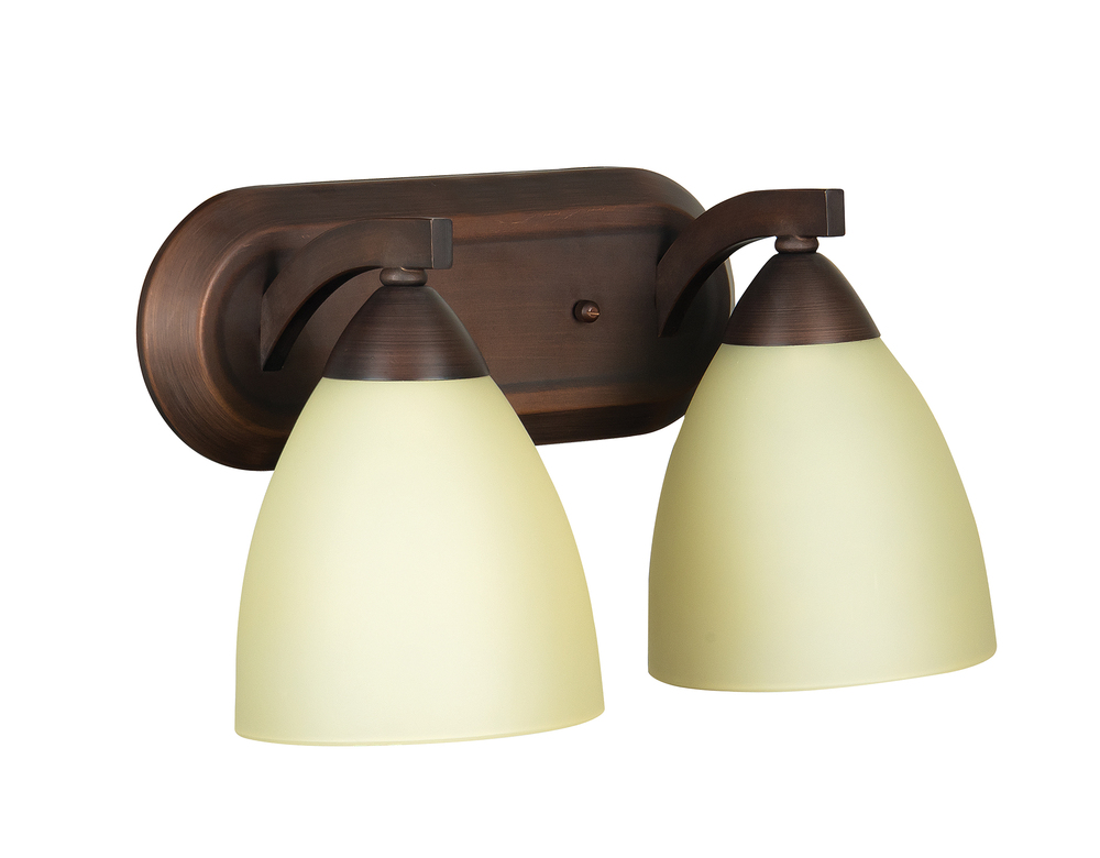 Almeda 2 Light Vanity in Old Bronze