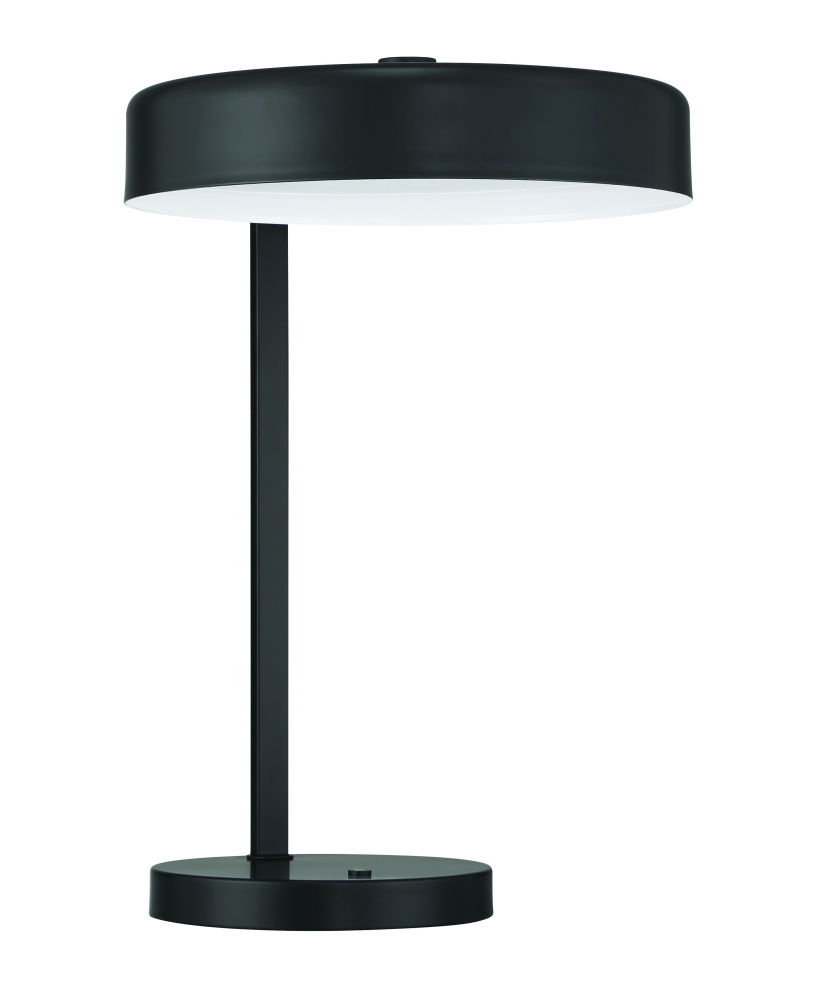 Keeva 1 Light Table Lamp in Flat Black