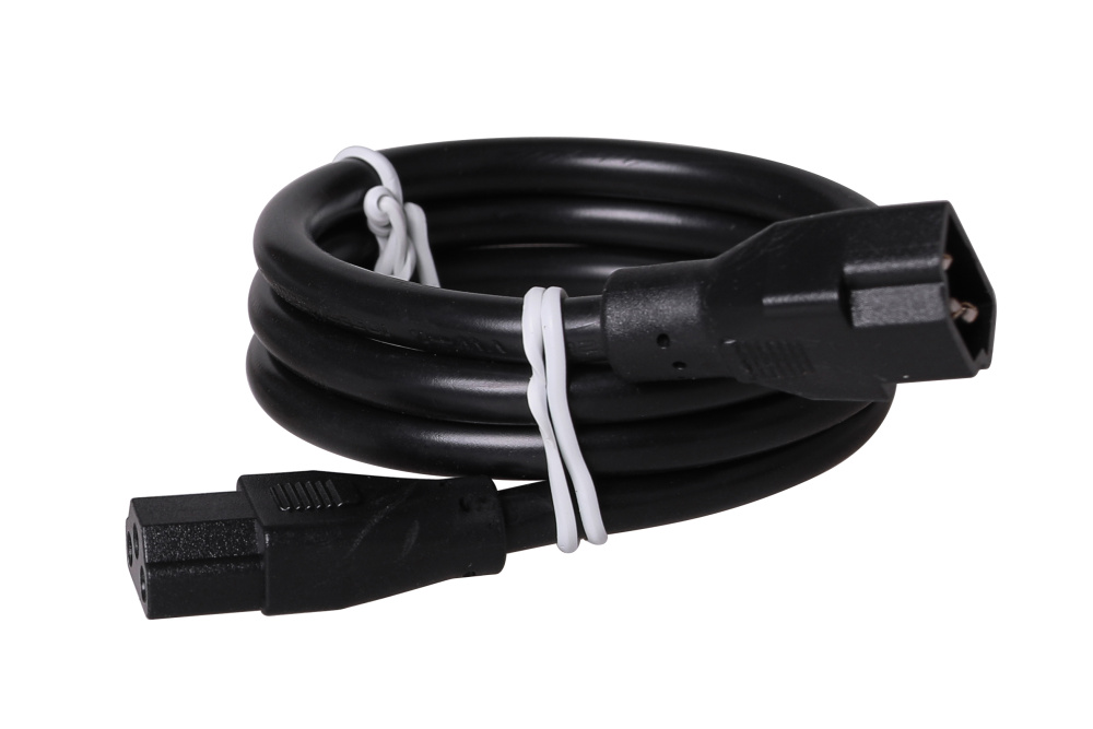 24" Under Cabinet Light Connector Cord in Black