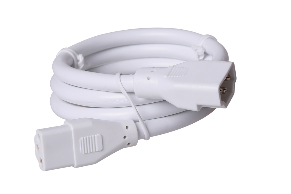24" Under Cabinet Light Connector Cord in White