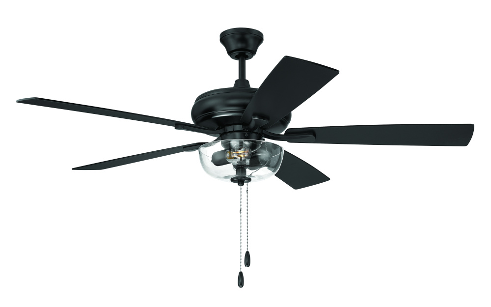 EOS 2 Light Clear Bowl 52" Ceiling Fan