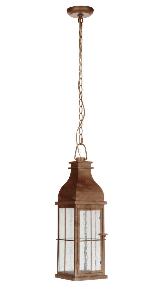 Vincent 22.5" Outdoor LED Pendant in Weathered Copper