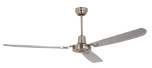 Craftmade VE58BNK3 - Velocity 58" 3-Blade Ceiling Fan in Brushed Polished Nickel w/ Brushed Nickel Blades