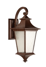 Craftmade Z1354-AG-LED - Argent II LED 1 Light Small Wall Mount in Aged Bronze with Clear Seeded Glass