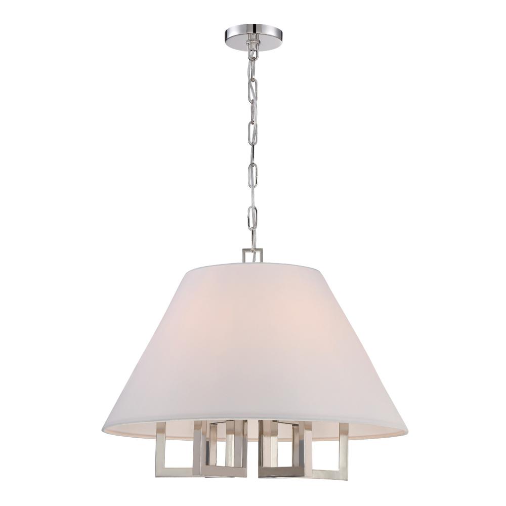 Libby Langdon Westwood 24'' Polished Nickel Chandelier