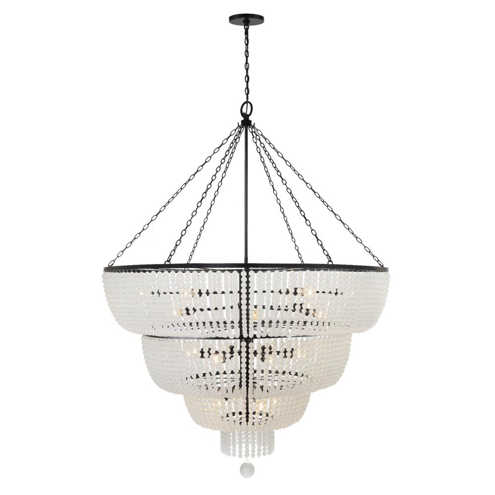 Rylee 60'' Matte Black Chandelier