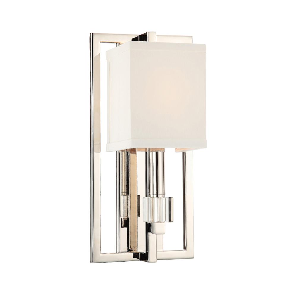 Dixon 7'' Polished Nickel Sconce