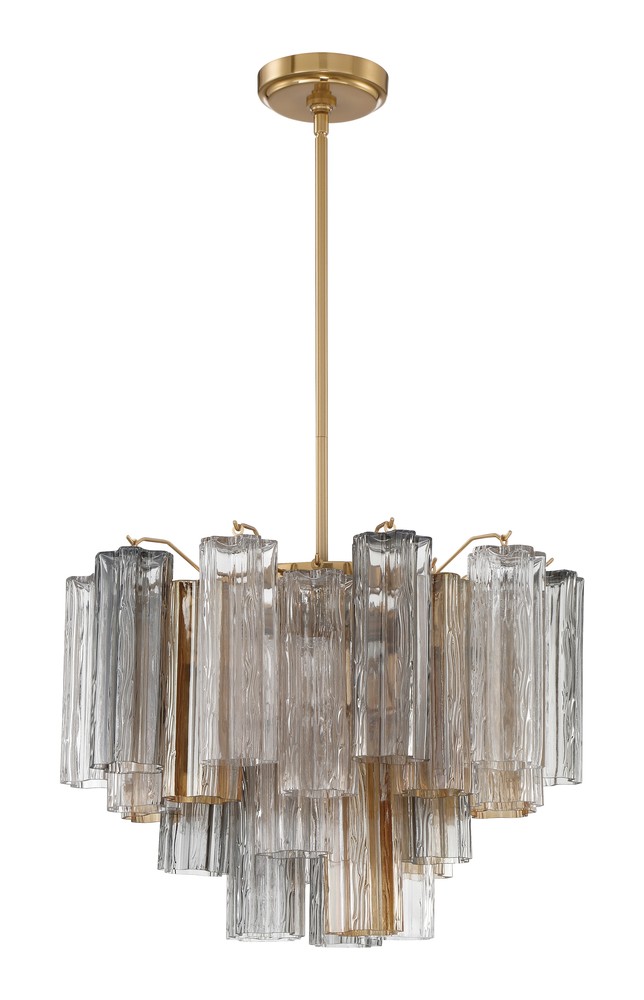 Addis 19.75'' Aged Brass Chandelier