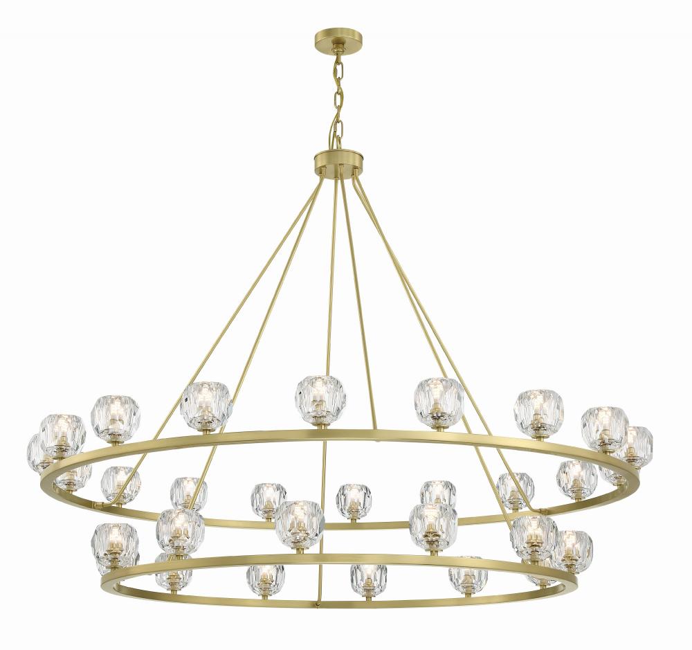 Aragon 60'' LED Soft Brass Chandelier