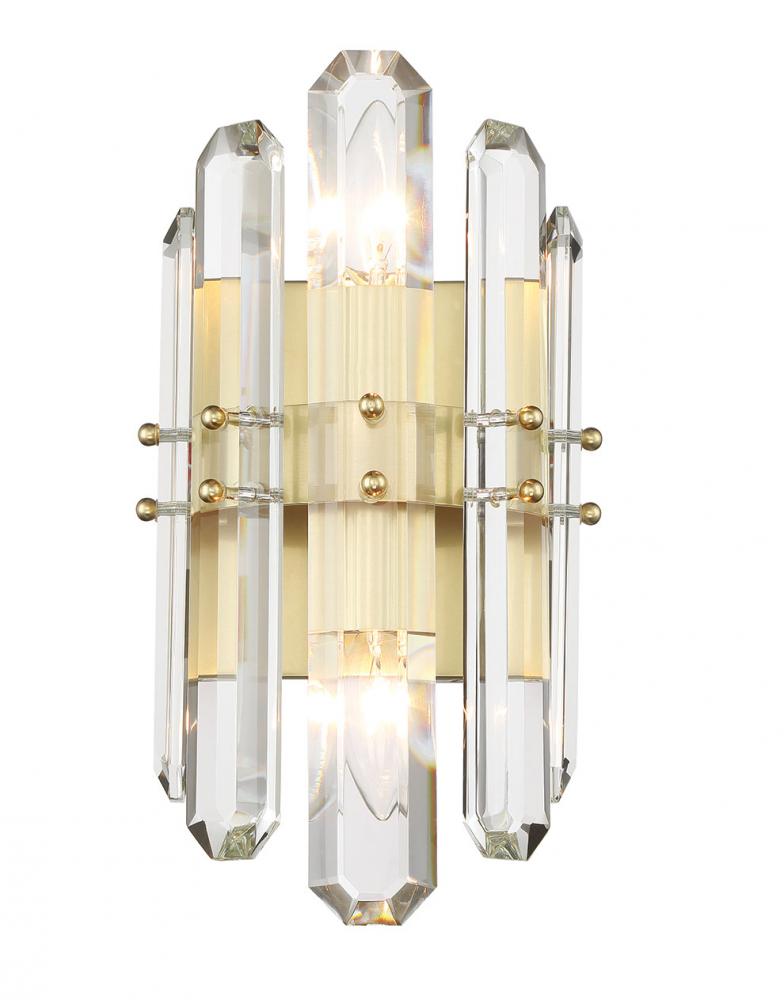 Bolton 7.5'' Aged Brass Sconce