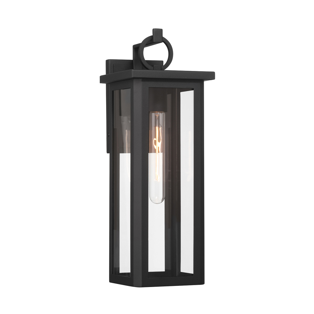 Boadie 1 Light Matte Black Outdoor Sconce