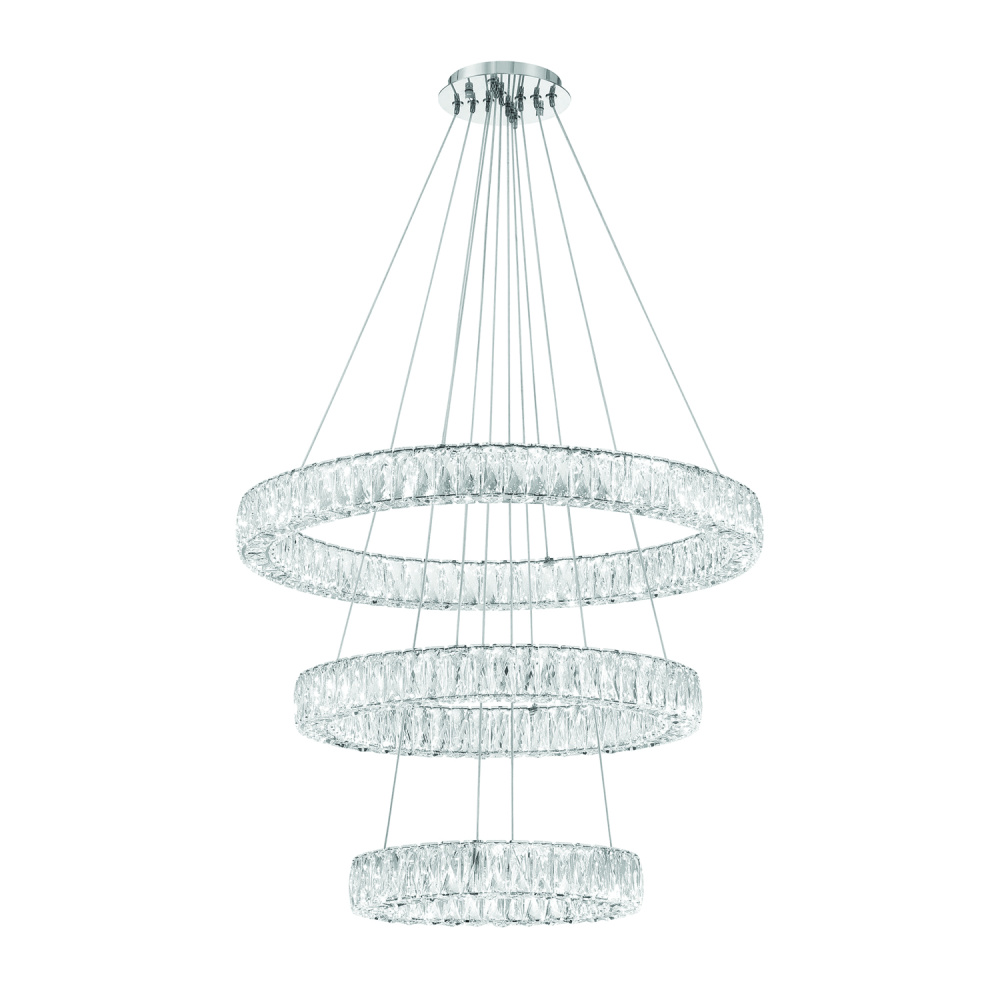 Kinsley LED Polished Chrome Chandelier