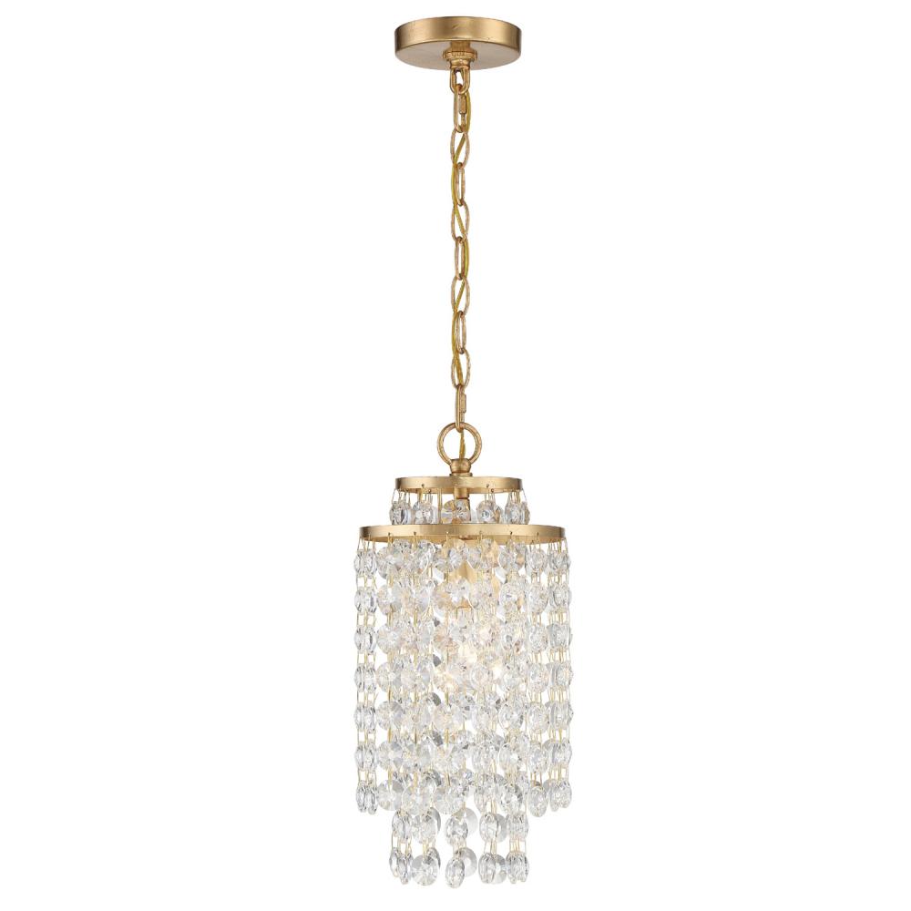 Gabrielle 7'' Antique Gold Chandelier
