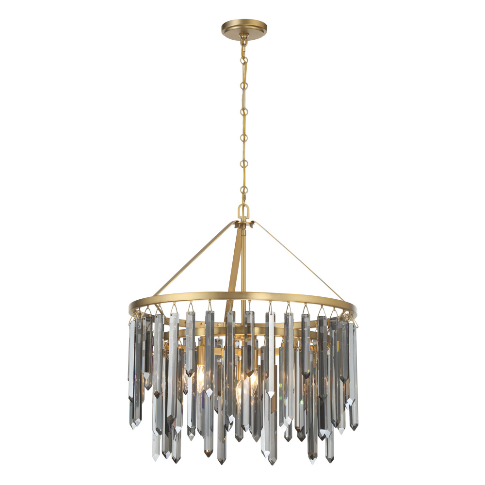 Gemma 24'' Modern Gold Chandelier