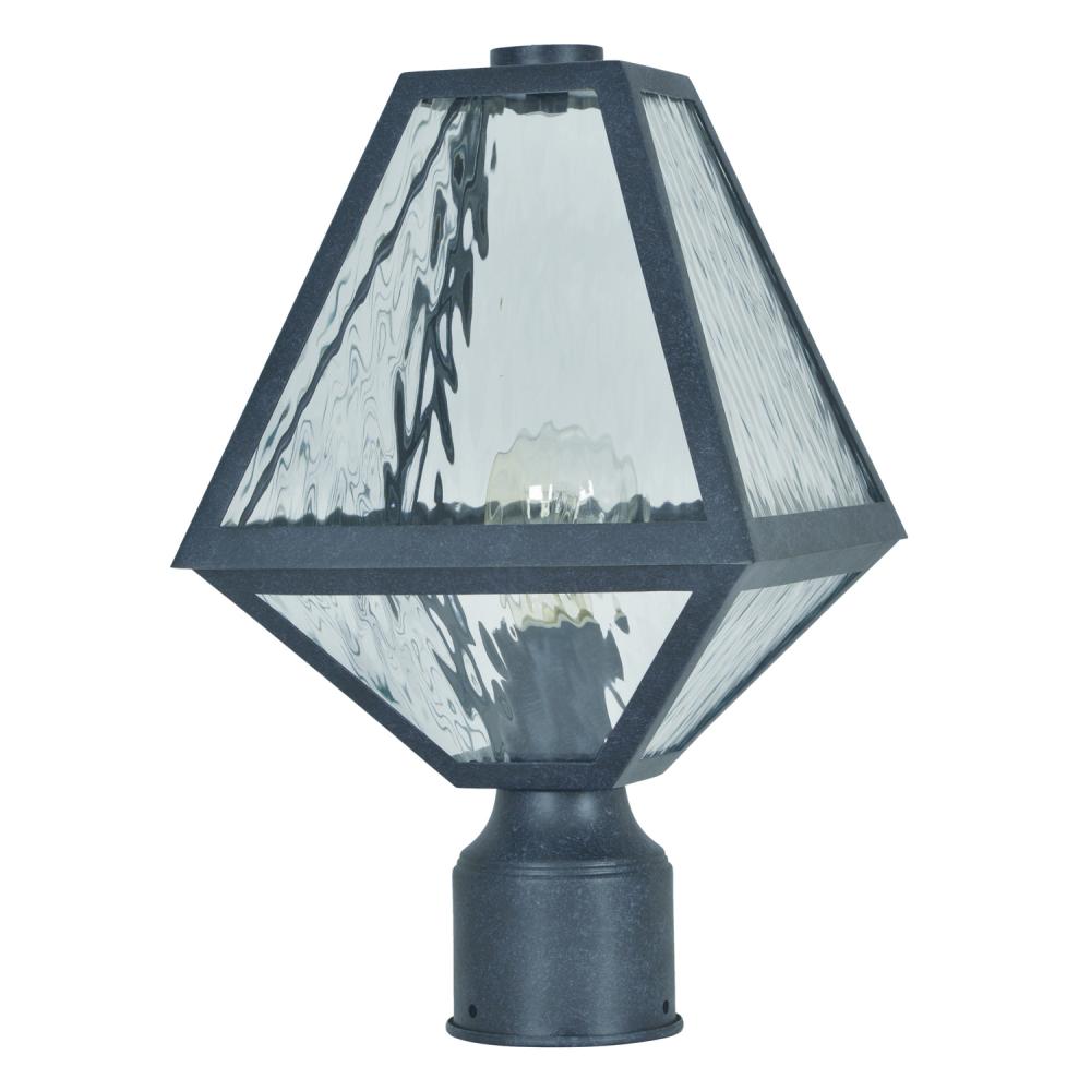 Brian Patrick Flynn Glacier 8'' Black Charcoal Outdoor Post