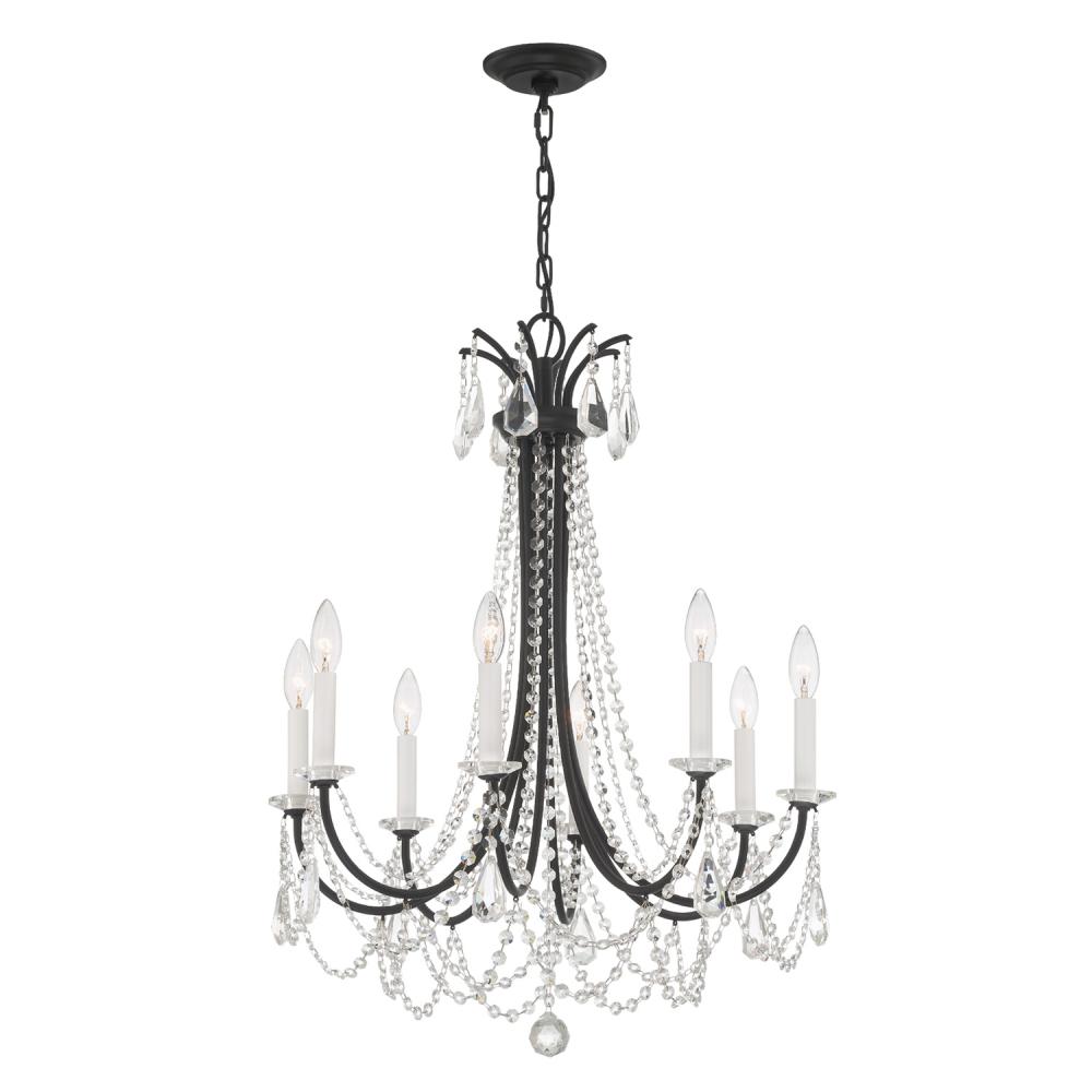 Karrington 26'' Matte Black Chandelier