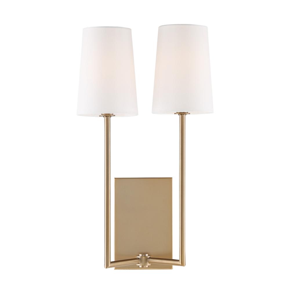 Lena 10'' Vibrant Gold Sconce