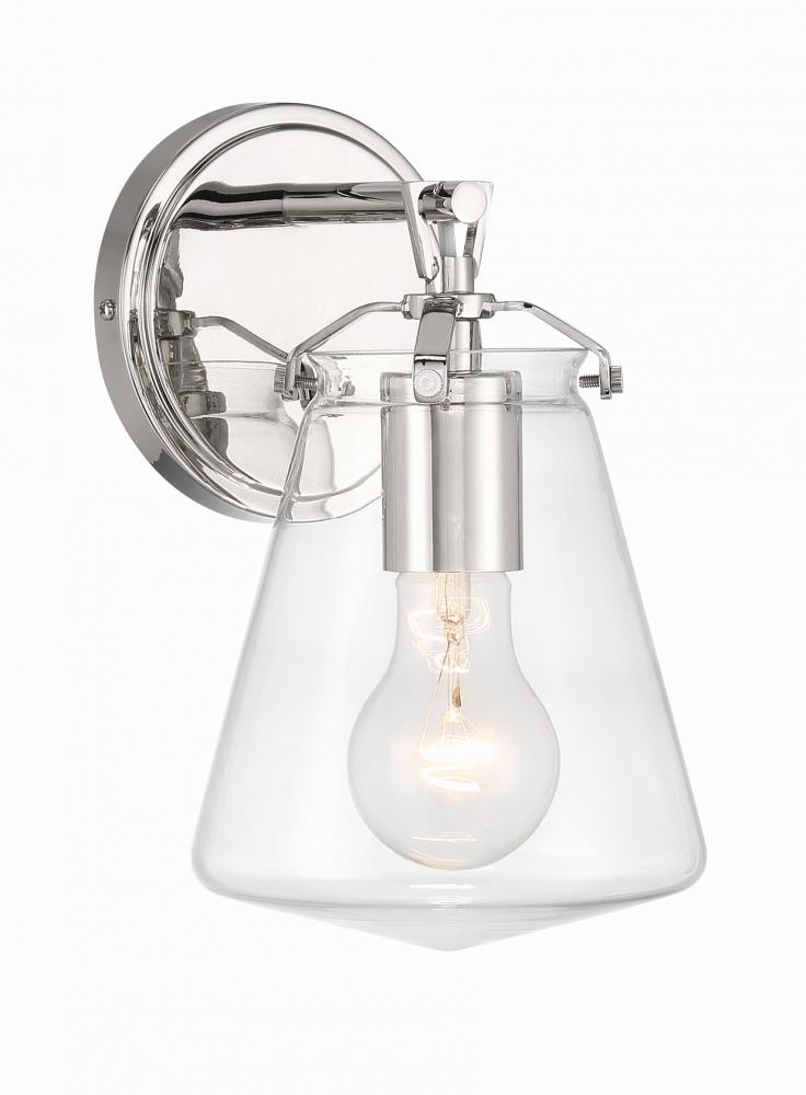 Voss 5.75'' Polished Nickel Sconce