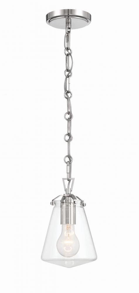 Voss 5.75'' Polished Nickel Pendant
