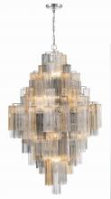 Crystorama ADD-319-CH-AU - Addis 31.5'' Polished Chrome Chandelier