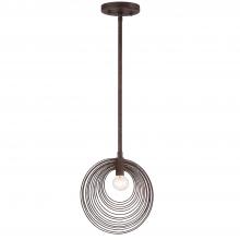 Crystorama DOR-B7700-FB - Doral 1 Light Forged Bronze Mini Pendant