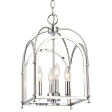 Crystorama ED444114CH - Kai 4 Light Polished Chrome Pendant