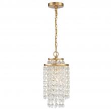 Crystorama GAB-B7301-GA - Gabrielle 7'' Antique Gold Chandelier